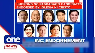 Senatorial candidates backed by Iglesia ni Cristo