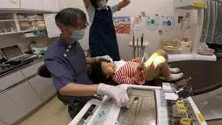 三歳児：幼児虫歯？初めての小児歯科受診を密着、全過程NoCut (3yo child's first trip to the dentist in japan ) 2020/10/12夕方