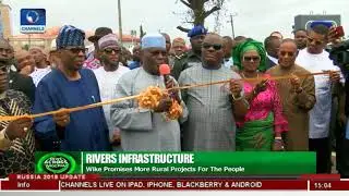 Atiku, Wike Inaugurate Road Projects In Isioko, Okochiri Rivers