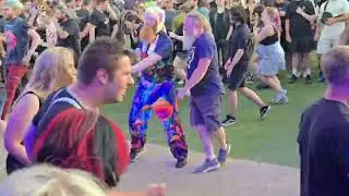 Mosh Pit. Wargasm (UK) supporting Pendulum at Dreamland Margate. May 31st 2025.