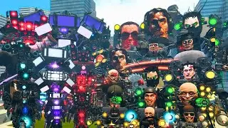 SKIBIDI TOILET VS CAMERAMAN &ndash; ALL BOSSES BATTLE: TITAN CAMERAMAN, SPEAKERMAN, TV MAN IN GARRY'S MOD!