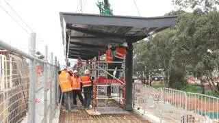 Lynbrook railway station timelapse