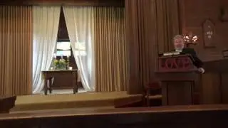 George McLaird, Chanting, at SPC, 3 26 2017