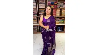 Mashru Silk Saree &mdash; Soft Comfort, Royal Shine 👑
