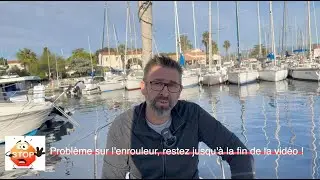 Sailing Sémiramis   #Episode 2   Problème lors de l'installation de la grand voile sur enrouleur !