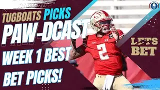 UFL Week 1 Best Bets! | Tugboat's PICKS | Paw'dCast #xfl