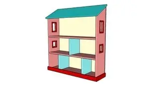 Hwo to build a dollhouse bookcase
