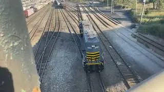 BRC SD60 380 works BRC yard in Chicago, IL on September 25, 2025 ￼