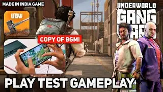 UGW New Play Test Gameplay *Copy Of BGMI* 🧐