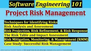 Project Risk Management |Risk Analysis & Assessment Risk Mitigation, Monitoring, & Management (RMM)|