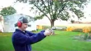Josh Cassiday shooting a .44Mag