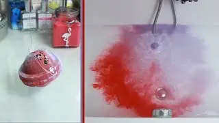 Lush Cosmetics : Space Girl Bath Bomb Demo