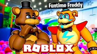 Funtime Freddy TRANSFORMS into GLAMROCK FREDDY in ROBLOX Freddy and Funtime Freddy Show