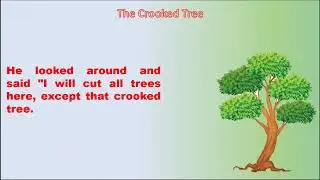 THE CROOKED TREE |English Story Reading|  English| kid story | Moral Short Story | Story Telling
