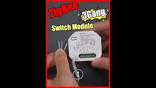 Модуль реле освещения MOES ZigBee 3 Gang с нейтральным проводом, необходимым для установки перекл...
