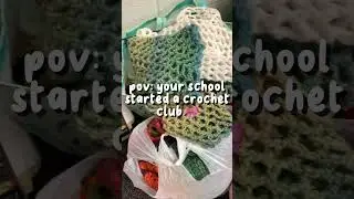crochet club! 🌷 #comment #crochet #contentcreator #greenscreen #yarn #crochetcontent