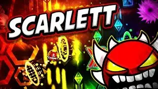 SCARLETT (UPCOMING EXTREME DEMON) by Knobbelboy, Dorami, Chara & RedHuseey Preview 2 - Geometry Dash