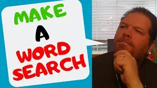 Puzzle Book Tutorial | How to Make a Word Search
