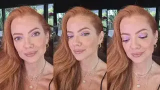 Julia Petit maquiagem de Natal 2021