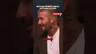 BECKHAM ON MESSI&rsquo;S IMPACT ON YOUNG PLAYERS #davidbeckham #podcast #messi #soccer #clips #football