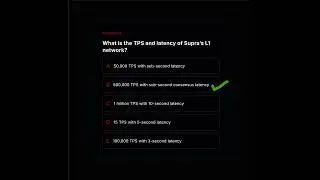 SupraOracles Mission 71 Quiz Answers - SupraOracles Airdrop 🌟 Supra Airdrop New Update