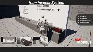Unreal Engine 5 | Item Inspect System | FAB Marketplace Content |
