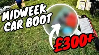 I Made MEGA MONEY On Last Minute Buy!! Midweek Car Boot