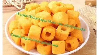 Jinan DG Puffed Corn Cube Snack Make extruder machine/Siip Cheese Snack Production line China