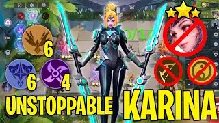 Magic Chess: Unstoppable Karina with 6 ASTRO POWER, 4 ASSASSIN and 6 LIGHTBORN Synergy Combo.