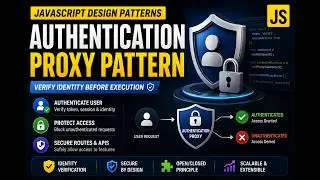 38. Authentication Proxy Pattern in JavaScript Explained with Real Frontend Example 🔐