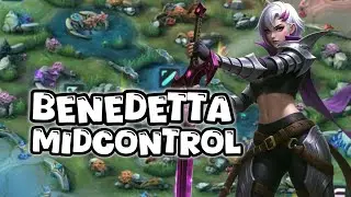 НЕ ИГРАЙ С ПИНГОМ НА БЕНЕДЕТТЕ! BENEDETTA MID 2600mmr MOBILE LEGENDS 