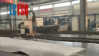 The drilling process in the production of cable trays