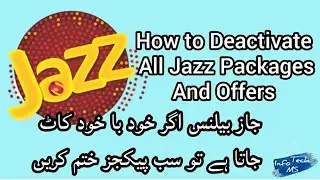 How to Deactivate All Jazz Packages and Offers / Jazz Warid Packages Aur offers kaise Khtm kre