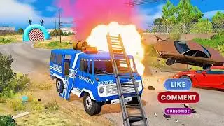Giant ROCK DUMP TRUCK Monster Eats Lightning McQueen | McQueen Escape Horror &ndash; BeamNG.drive 🔥