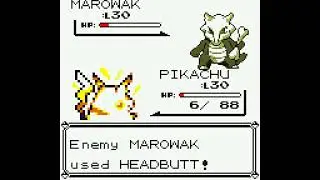 Pok&eacute;mon Yellow Version - Ghost Marowak
