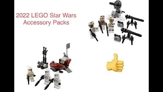 LEGO Star Wars 2022 Clone and Rebel Trooper Accessory Packs Revealed!