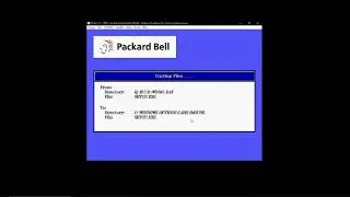 Packard Bell P133 Original OEM Windows 95 Emulated on Windows 10