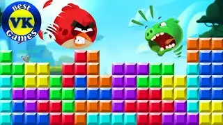 Angry Birds in Tetris The Classic Flash Game Levels 1-6 - Arcade Games