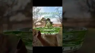 Vintage Green Depression Glass Juicer | Uranium Glass That Glows in the Dark! 🌟 Thrifting & Antique