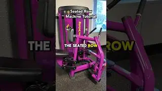 SEATED ROW MACHINE 💪🏼 // Pull and your back with this exercise. #backworkout #planetfitness
