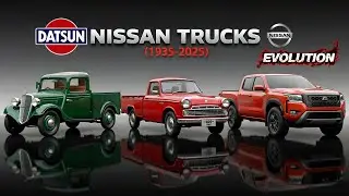 The Evolution of Datsun and Nissan Trucks from 1935 to 2025 🚚  90 Years of Pickup History