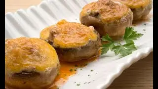 Receta de champiñones rellenos con salsa holandesa - Karlos Arguiñano