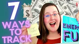 7 ways to track debt payoff or money saving goals! (cheap or free!) MOTIVATION