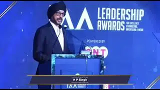 N.P. SINGH AWARDED WITH IAA MEDIA PERSON OF THE YEAR