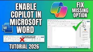 How to Enable Copilot in Microsoft Word: Fix Missing Button (2026)