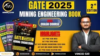 Best Books For Gate Mining Engineering | PYQs with Video Solution | Vinod Sir | Mining Gyan