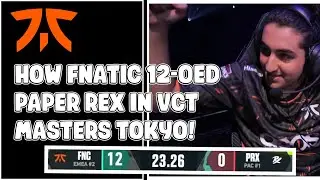 How Fnatic  12-0es Paper Rex On Defense In Lotus IN VCT MASTERS TOKYO