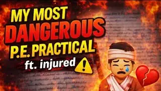 Physical education practical gone wrong 💀☠️||practical examination||class 12th||physical education