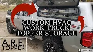 New HVAC Work Truck Project! Episode 3. Custom Made Steel Shelving & Containers