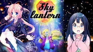 Speed painting:  MyPaint / Небесный фонарик / Sky lantern / ART/스피드 페인팅/아트